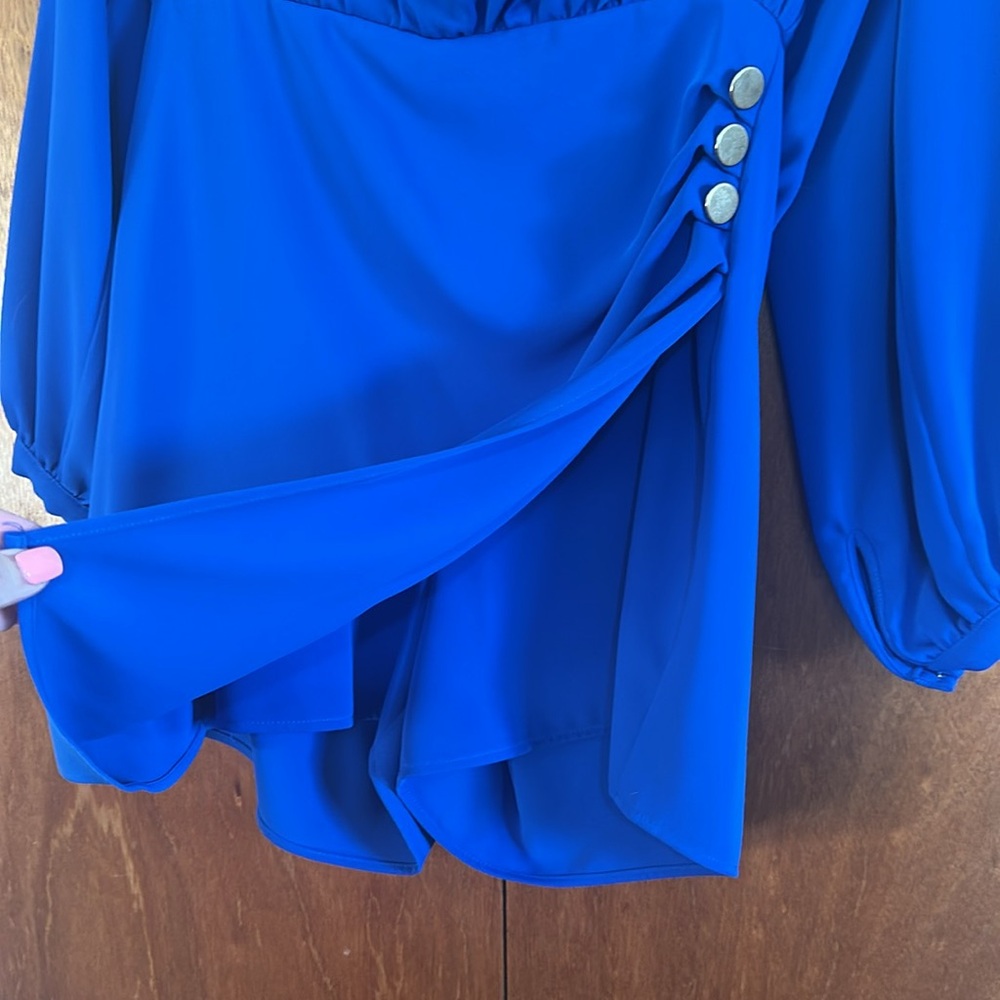 Zara - Short wrap jumpsuit - Picture 3 of 10